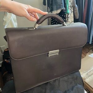 *SOLD* Brown Leather Briefcase